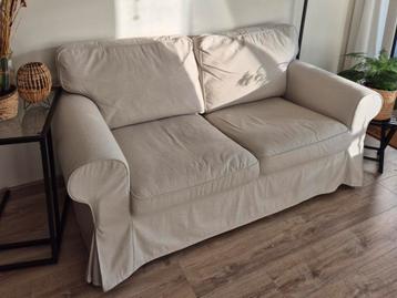 Ikea Ektorp 2-zitsbank beige goede staat - afbeelding 1 Ikea Ektorp 2-zitsbank beige goede staat - afbeelding 1