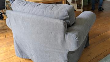 Ektorp fauteuil hoes, ikea ,grijs - afbeelding 4 Ektorp fauteuil hoes, ikea ,grijs - afbeelding 4