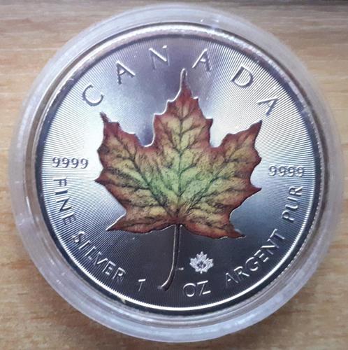 Canada, Maple Leaf 2018 - 1 Oz. puur zilver, Postzegels en Munten, Munten | Amerika, Losse munt, Noord-Amerika, Zilver, Ophalen of Verzenden