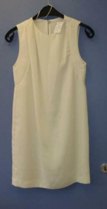 Mango wss. nieuw wit jurkje netjes kokermodel XS-S nr 28256