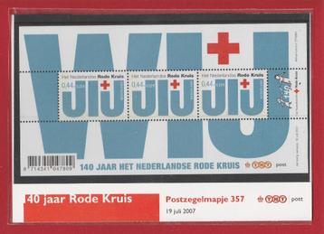 Postzegelmapje 357 40 Jaar Het Nederlands Rode kruis 2007 Nv