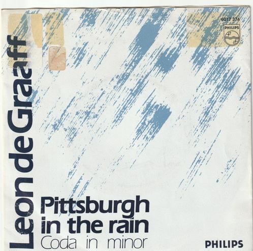 Leon de Graaff - Pittsburgh In The Rain [Boudewijn de Groot, Cd's en Dvd's, Vinyl Singles, Gebruikt, Pop, Ophalen of Verzenden
