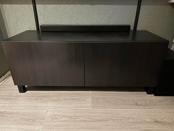 IKEA Malm TV Meubel - Zwartbruin - afbeelding 2 IKEA Malm TV Meubel - Zwartbruin - afbeelding 2