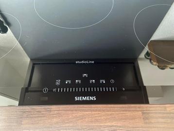 Siemens Studioline 5-pits inductie kookplaat met afzuigkap