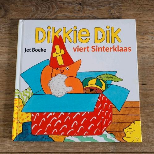 Dikkie Dik viert Sinterklaas, Jet Boeke, prentenboek, Boeken, Kinderboeken | Kleuters, Zo goed als nieuw, Fictie algemeen, Jongen of Meisje