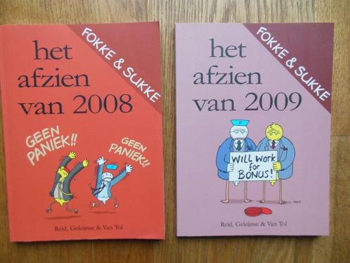 Fokke en Sukke - Het afzien van 2008 & Het afzien van 2009, Boeken, Humor, Zo goed als nieuw, Ophalen of Verzenden