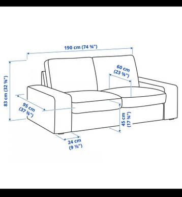 Kivik hoekbank / 2 zits bank en chaise longue - afbeelding 4 Kivik hoekbank / 2 zits bank en chaise longue - afbeelding 4