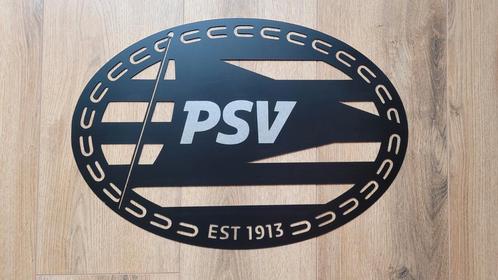 PSV logo - 60 x 40 cm - RVS gelakt - wanddecoratie, Huis en Inrichting, Woonaccessoires | Wanddecoraties, Nieuw, Ophalen of Verzenden