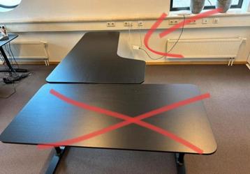 Ikea Bekant hoek bureau links zwart - afbeelding 1 Ikea Bekant hoek bureau links zwart - afbeelding 1