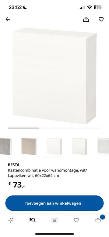 Tv Meubel Ikea Besta 5 kastjes Wit Nieuw Ophalen Amsterdam