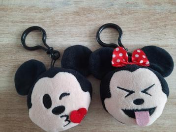 Mickey en Minnie Mouse sleutelhanger 