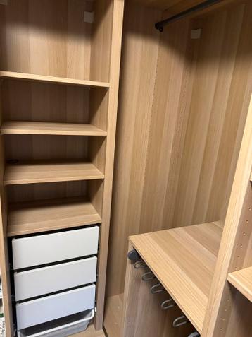 Ikea Pax hoekkast + losse kast met lades en roede - afbeelding 1 Ikea Pax hoekkast + losse kast met lades en roede - afbeelding 1