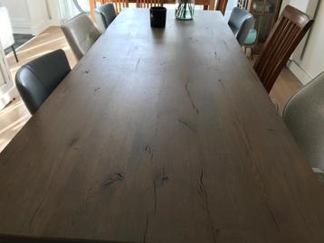 Massief eiken eettafel - NIEUW