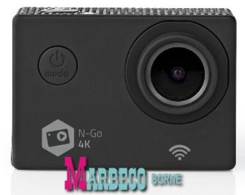 Action cam Full HD, 4K@30fps Actioncam, 16MP, Wi-Fi, App, Audio, Tv en Foto, Actiecamera's, Nieuw, Overige merken, Ophalen of Verzenden