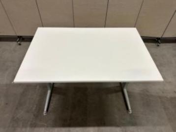 Aspa instelbaar bureau met knop en kabelgoot 120x80cm, 30st - afbeelding 7 Aspa instelbaar bureau met knop en kabelgoot 120x80cm, 30st - afbeelding 7