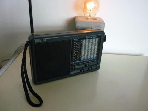 Philips D1875 pocket FM radio wereldontvanger vintage 1987👌, Audio, Tv en Foto, Radio's, Zo goed als nieuw, Wereldontvanger, Verzenden