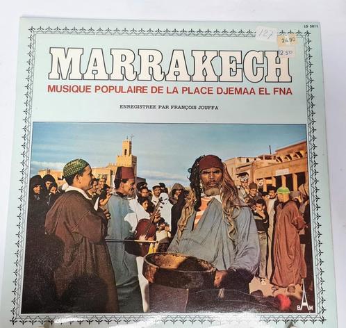 LP - VARIOUS - MARRAKECH - MUSIQUE POPULAIRE DE LA PACE, Cd's en Dvd's, Vinyl | Wereldmuziek, Zo goed als nieuw, Overige soorten