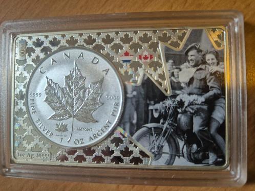 Canada 5 $ 2017 "Maple Leaf" Limited Edition 1 OZ Zilver., Postzegels en Munten, Munten | Amerika, Losse munt, Noord-Amerika, Zilver
