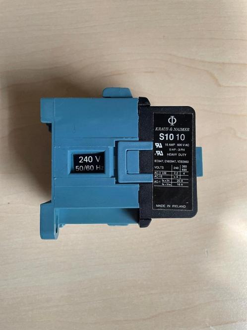 Kraus & Naimer Contactor S1010 Heavy Duty 240V Motor Starter, Doe-het-zelf en Verbouw, Elektra en Kabels, Gebruikt, Schakelaar