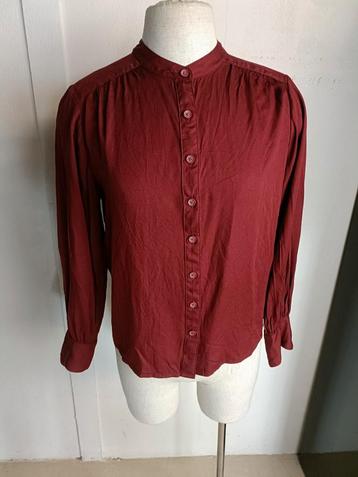 Bordeaux rode blouse