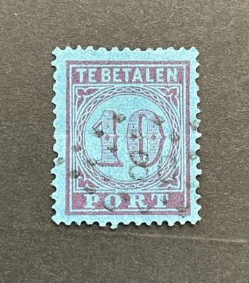 1870 Port 10 cent P2 met 80 Noordwijk
