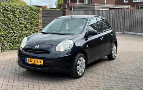 Nissan Micra 1.2 59KW 5DR 2012 Zwart, Auto's, Nissan, Bedrijf, Micra, ABS, Airbags, Airconditioning, Bluetooth, Centrale vergrendeling