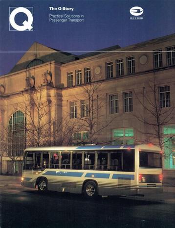 Folder Blue Bird Q-Bus (ca.1998)