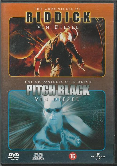 Riddick & Pitch black met o.a. Vin Diesel, Cd's en Dvd's, Dvd's | Klassiekers, Nieuw in verpakking, Science Fiction en Fantasy