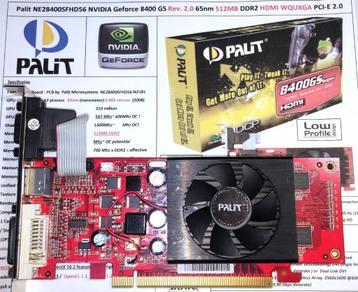 Palit NVIDIA Geforce 8400 GS rev.2.0 512MB DDR2 HDMI VGA ATX