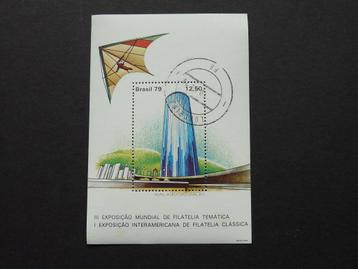 Brazilië, gestempeld blok postzegeltentoonstelling 1979.
