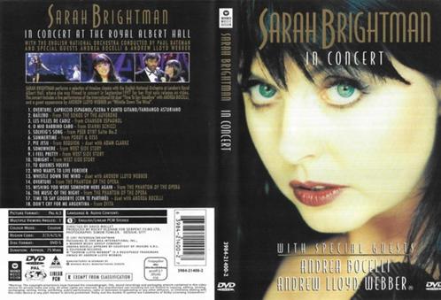 Sarah Brightman - In Concert DVD, Cd's en Dvd's, Dvd's | Muziek en Concerten, Zo goed als nieuw, Muziek en Concerten, Alle leeftijden