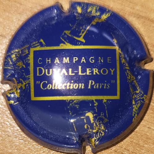 Champagnecapsule DUVAL-LEROY blauw & goud nr. 27, Verzamelen, Wijnen, Nieuw, Champagne, Frankrijk, Ophalen of Verzenden