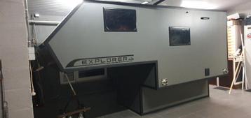 Nieuwe afzetunit,pick up camper