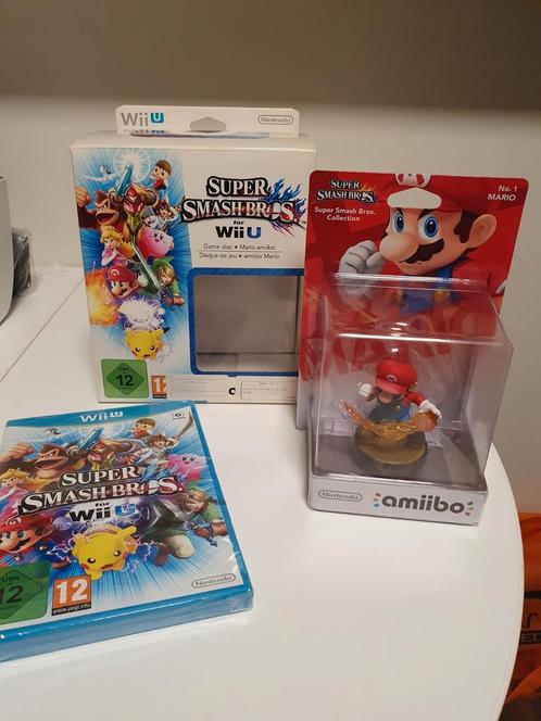 Super Smash Bros. + amiibo Mario, Wii U nieuw !!, Spelcomputers en Games, Games | Nintendo Wii U, Zo goed als nieuw, Avontuur en Actie