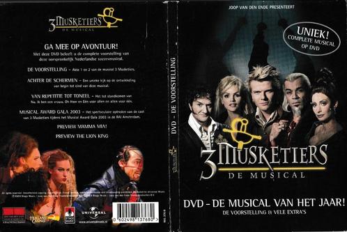 3 Musketiers-Nederlandse musical	PC08042024, Cd's en Dvd's, Dvd's | Overige Dvd's, Gebruikt, Alle leeftijden, Ophalen of Verzenden