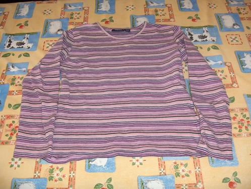 Roze beige blauw katoenen stretch shirt MEXX 134/140 goed, Kinderen en Baby's, Kinderkleding | Maat 134, Gebruikt, Meisje, Shirt of Longsleeve