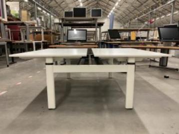 Drentea - Duo bureau instelbaar met knop 160x80xH62-82,40st - afbeelding 2 Drentea - Duo bureau instelbaar met knop 160x80xH62-82,40st - afbeelding 2