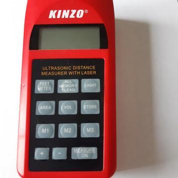Kinzo Ultrasonische afstand-en ruimtemeter met laser