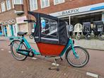 Niet elektrische Cargo bike Bakfiets(.)nl kort + regentent