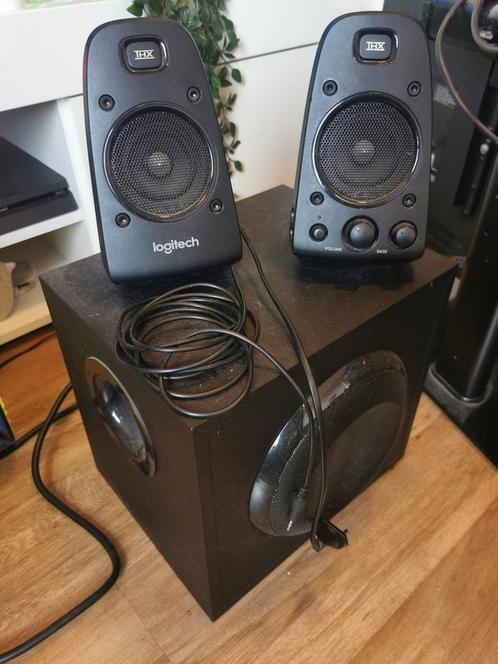 Logitech Subwoofer met Thx speakers, Audio, Tv en Foto, Stereo-sets, Gebruikt, Speakers, Overige merken, Ophalen