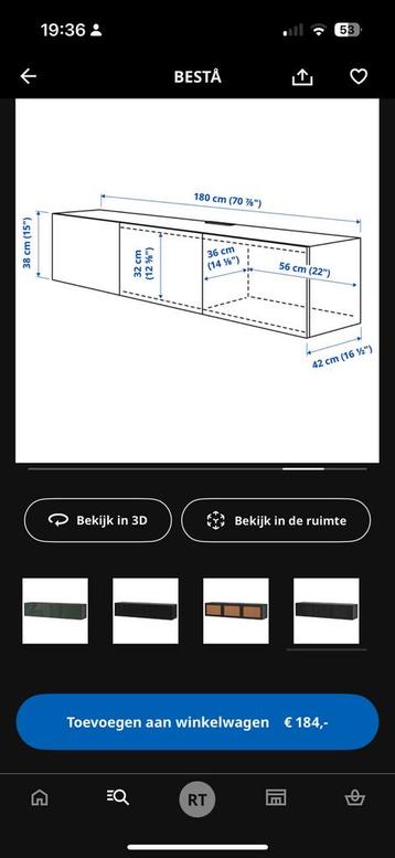 Modern IKEA Besta Tv-meubel te koop! - afbeelding 4 Modern IKEA Besta Tv-meubel te koop! - afbeelding 4