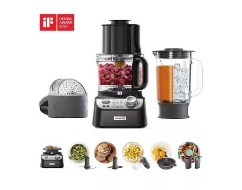 kenwood multipro xl weigh+ fdm72.990bk, Witgoed en Apparatuur, Keukenmixers, Nieuw, 4 liter of meer, 3 snelheden of meer, Ophalen