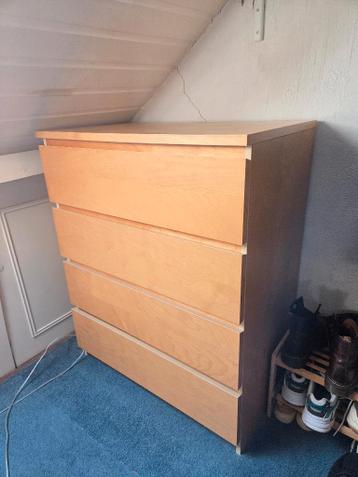 Houten Ikea malm ladekast 4 lades - afbeelding 1 Houten Ikea malm ladekast 4 lades - afbeelding 1
