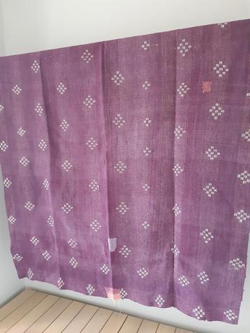 Sari quilt, sprei, deken, kantha, India, Sissel Edelbo