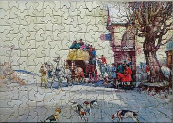 puzzel postkoets, Weekend 17 in sigarenkistje