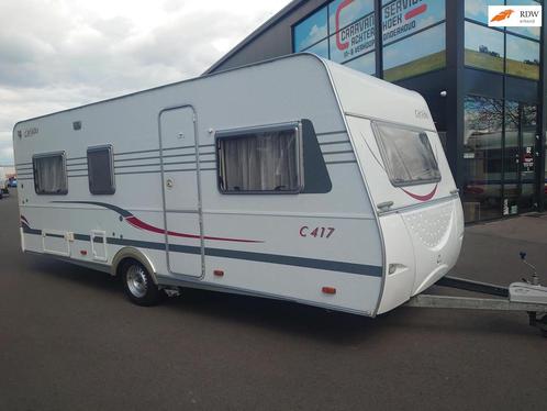 Capron CARADO 417 - 540 enkele bedden + mover + VT 1e eig., Caravans en Kamperen, Caravans, Bedrijf, tot en met 4, 1000 - 1250 kg