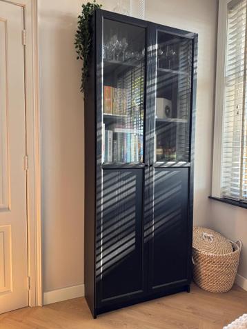 Ikea Billy Oxberg kast met deuren Zwart eiken - afbeelding 1 Ikea Billy Oxberg kast met deuren Zwart eiken - afbeelding 1