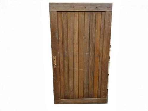 Dichte deur hardhout 100x180 cm, Tuin en Terras, Tuinpoorten, Nieuw, Ophalen