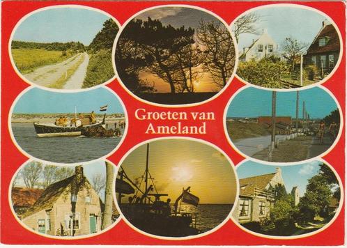 AMELAND Weg Reddingsboot Huis Strandweg Groeten, Verzamelen, Ansichtkaarten | Nederland, Gelopen, Waddeneilanden, 1980 tot heden