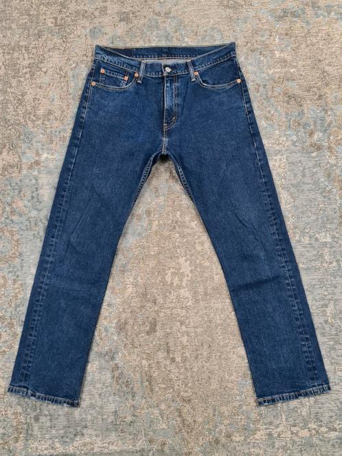 Levi's 504 W32 L30 Straight STRETCH Bronno3230 Blauw, Kleding | Heren, Spijkerbroeken en Jeans, Zo goed als nieuw, W32 (confectie 46) of kleiner